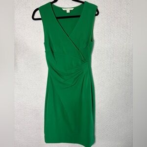 Diane Von Furstenberg Green Emerald Dress Size 4